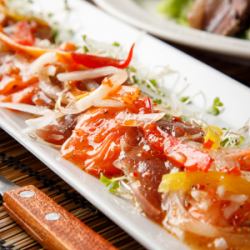 鮮魚のカルパッチョ