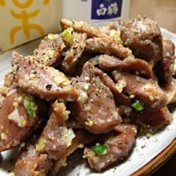 砂肝の唐揚げ/川海老フライ