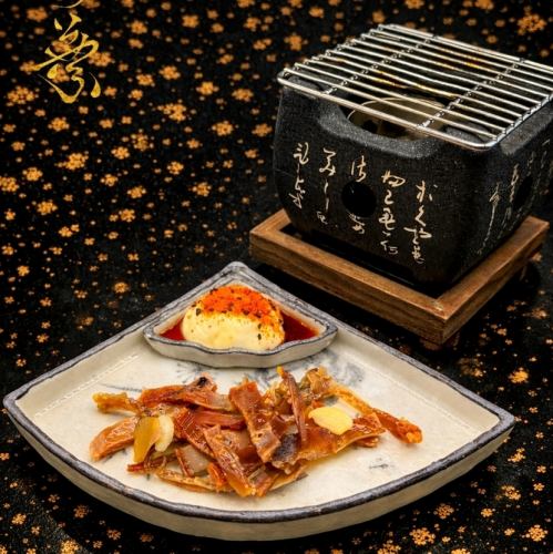 蒜蓉醃製乾魷魚