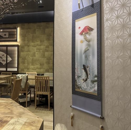 プライベート空間の個室も