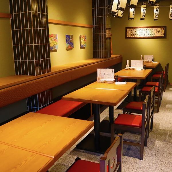 [Also suitable for banquets ◎ Bench seats for up to 18 people side by side ◎ Reserved floor for 24 to 34 people] Bench seats can seat up to 18 people side by side.Additionally, the entire floor can be reserved for 24 to 34 people.Please feel free to contact us.#Sushi #Sushi #Tennoji #Osaka #Abeno #Izakaya #Japanese food #Seafood #Tempura #Abeno Harukas #Lunch #Lunch drink #Banquet