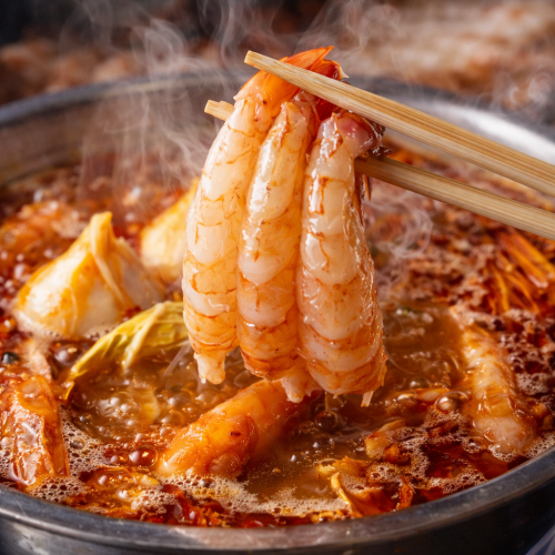 麻辣エビしゃぶ1880円～