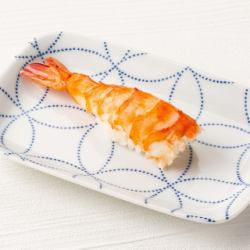 海老/紅トロ/芽ねぎ/紋甲イカ/平目/オニオンサーモン/えんがわ 各