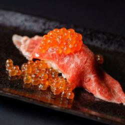 和牛炙り肉寿司～イクラのせ～