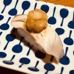 ぶりの炙り（柚子おろしポン酢）