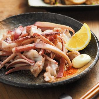 イカ下足塩焼き
