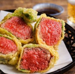 特選牛赤身天ぷら