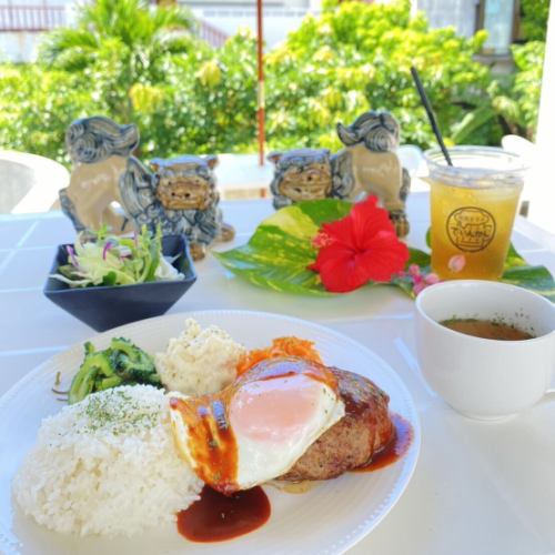 Enjoy lunch on the spacious terrace