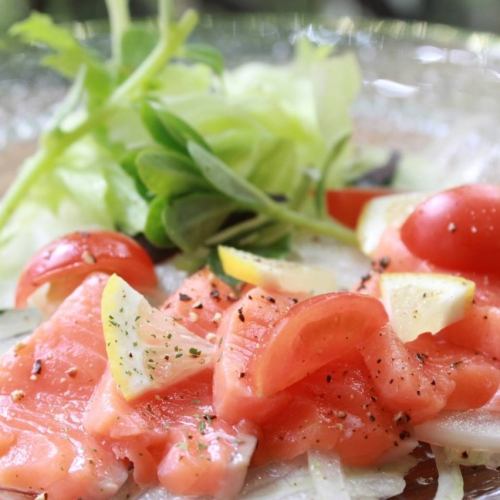 Arthur Dore's Salmon Carpaccio