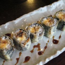 Conger eel / cream cheese roll tempura