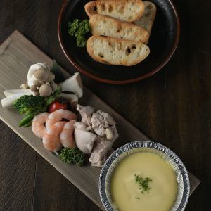 エビのアヒージョ