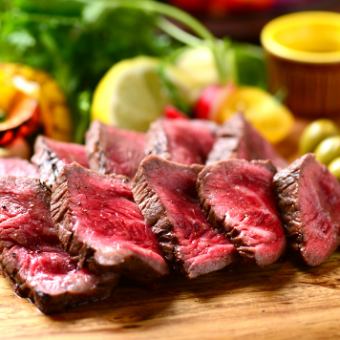 【個室確約】最高肉！舌鼓を打つ☆和牛”シャトーブリアン”を食す　飲み放題付　9000円→8000円