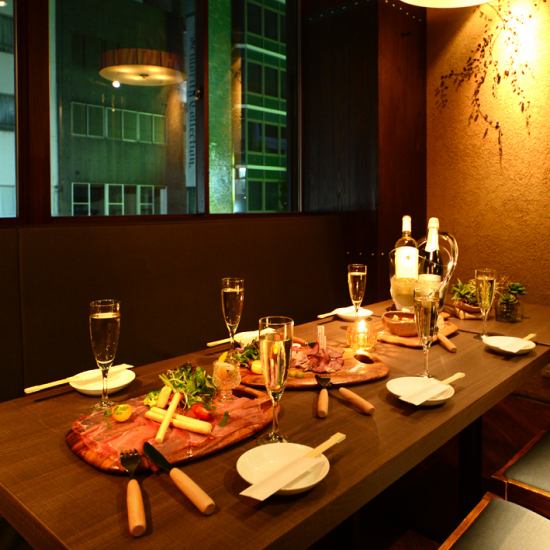 飛騨牛　牛タン　ローストビーフ　欧風個室の肉タリアン