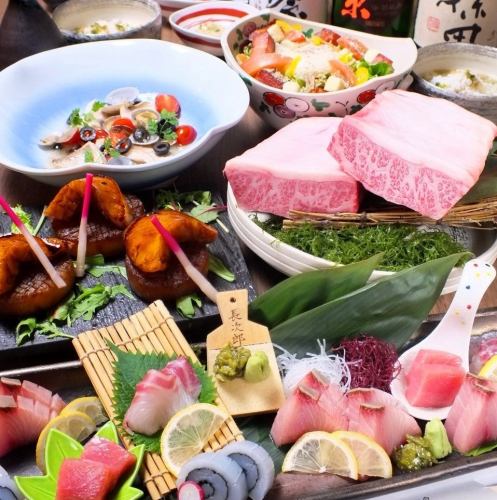 【和職人×食材で届ける♪】全国各地から厳選食材を仕入れ。自慢のコースはどんなシーンにもご利用可能!