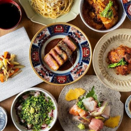 [Food only] A special feast featuring A5 Imari beef steak and our specialty sesame amberjack, with the "Satisfying 5,500 yen course"