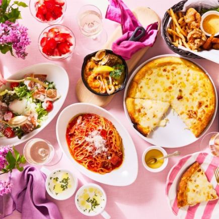 【ベビーフェイスコース】120分メインが食べ放題！贅沢パーティープラン★料理7品 3,520円(税込)