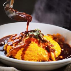 ふわふわ帽子のオムライス