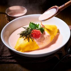 博多明太子クリームオムライス