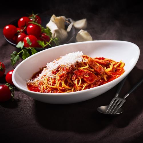 イタリア産トマトのニンニク唐辛子