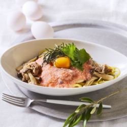 牛肉月見明太とろろ