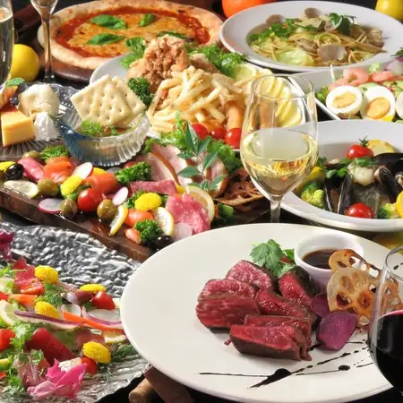 【7月8月夏限定】夏満喫コース5,500円→4,500円(税込)全11品２時間飲み放題付