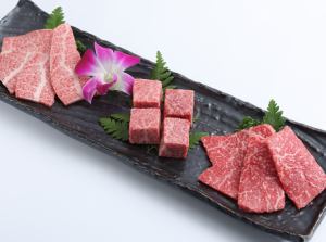 黒毛和牛3種盛