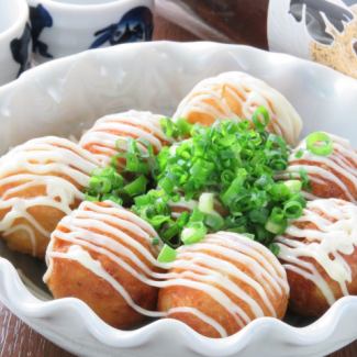 ◎Fried takoyaki Hiroshima sauce