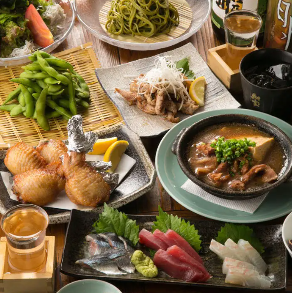 新橋での宴会に！4000円～　飲み放題付きコースございます！