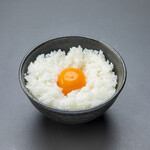 White rice (small, medium, large), TKG egg rice (small, medium, large)