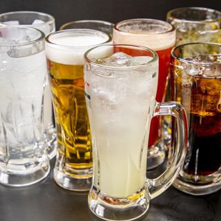 Wide variety of alcoholic drinks