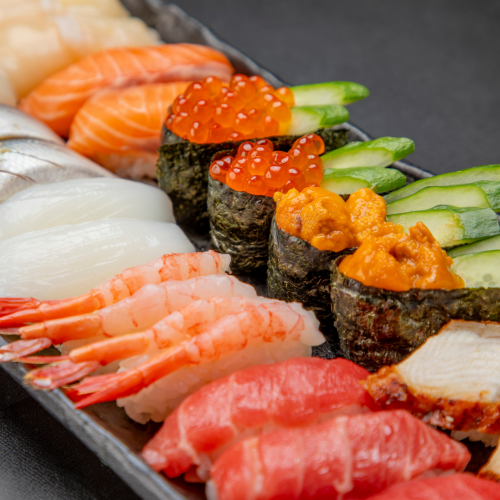 The sushi is also renowned for its taste!