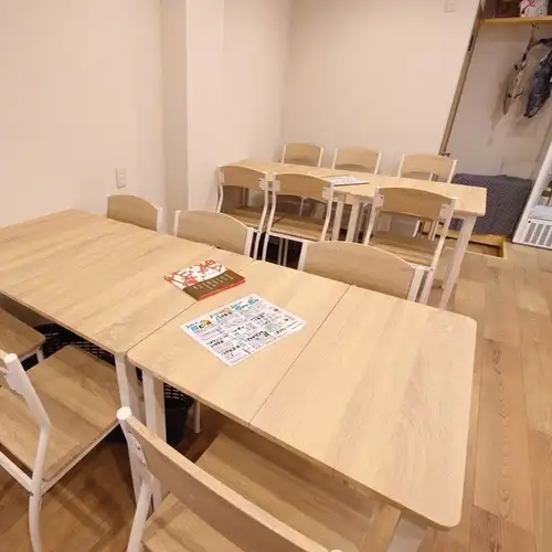みんなで囲める大型テーブル席