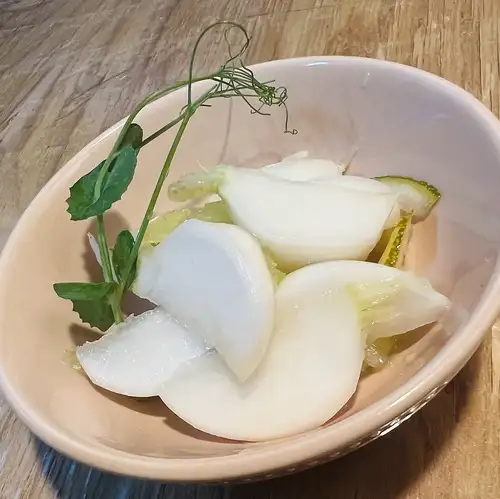 柚子和芜菁腌料