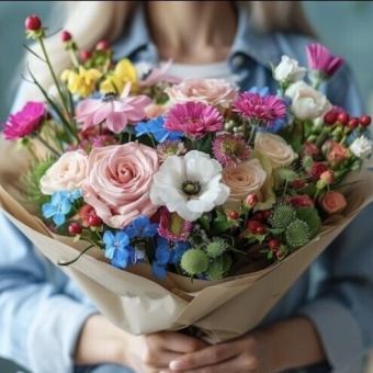 【花束特典】各コースに＋4500円～花束をお付けする事が可能♪(※クーポンをご利用ください)