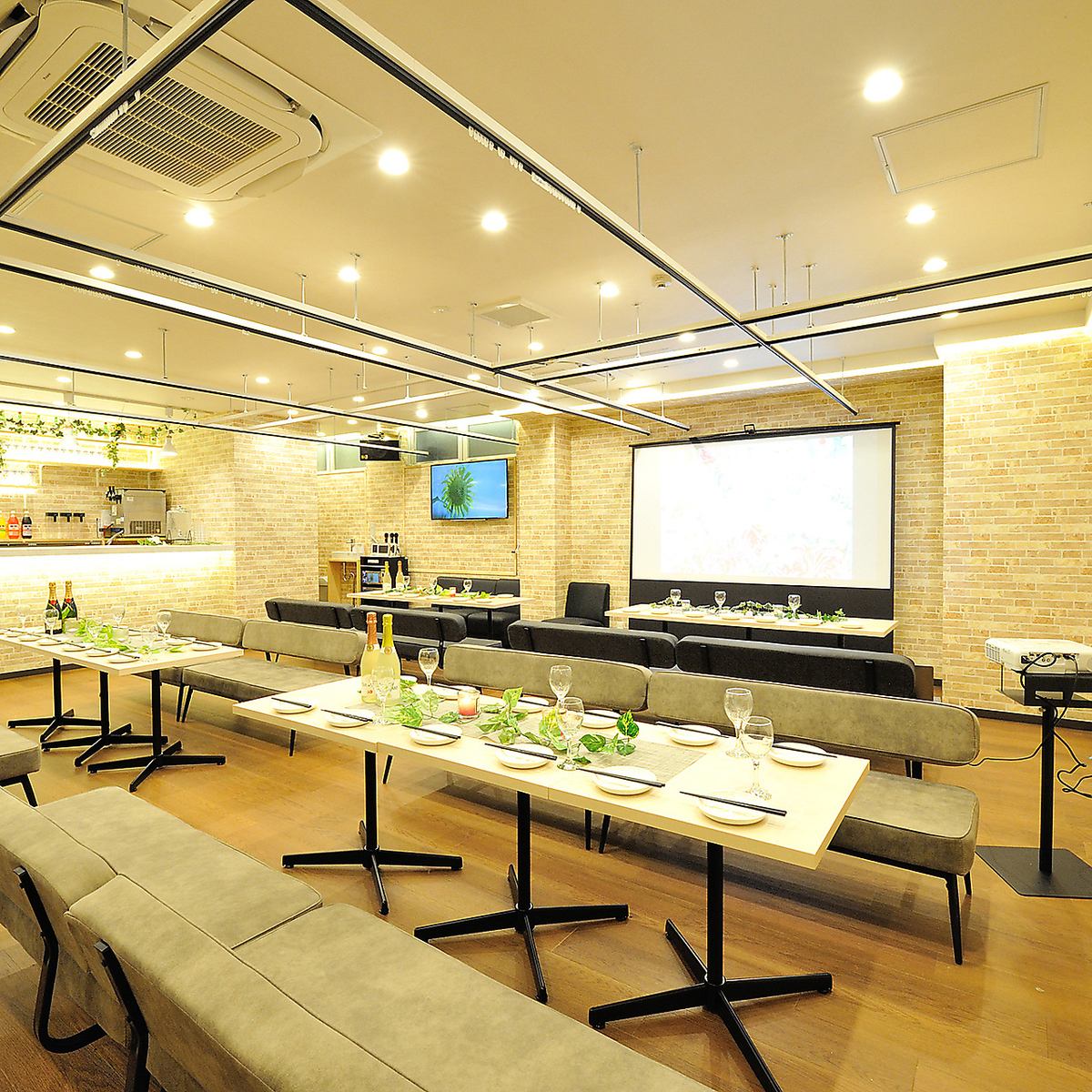 昼~夜迄OKメッセージプレート付き飲み放題付きコースは3480円