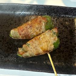 ピーマンチーズ肉巻き