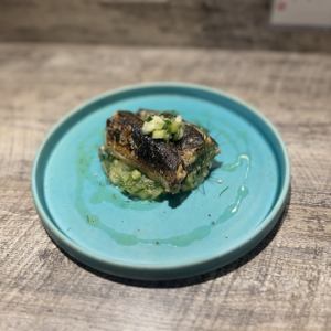 秋刀魚の冷製炙りコンフィ