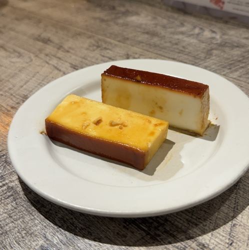 ２種の自家製ミラノ風プリン