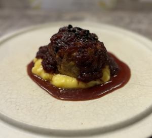 糸島穴熊×糸島牛のポルペッティー二