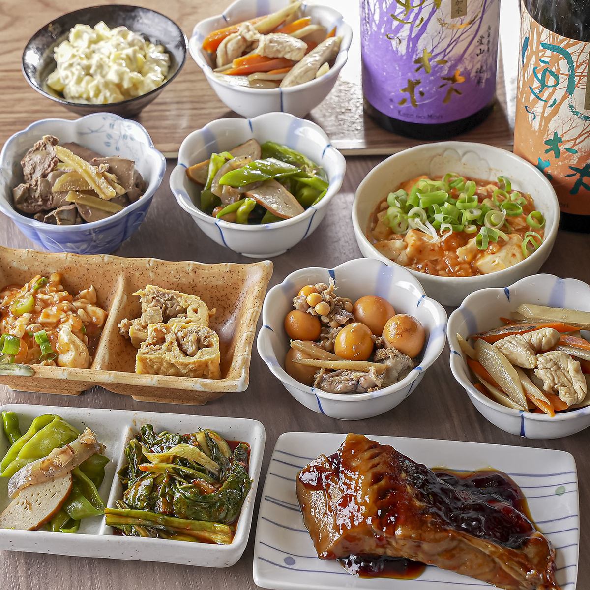 おばんざい1品+お鍋+飲み放題のついたお得なコースをご用意♪