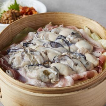 【豪華絢爛コース】牡蠣のレモン蒸籠蒸しや明石焼きなど贅沢グルメ！3時間飲み放題全10品6000円