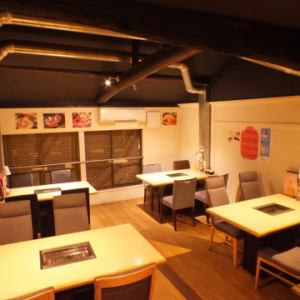 [2nd floor] 10 people ~ can be reserved (unlimited time) [Kyoto City Hall / Karasuma Oike / Kawaramachi / Sanjo / Yakiniku / Meat / Hormone / Motsunabe / Nabe / Dating / Anniversary / Fashionable / Banquet / All you can drink]