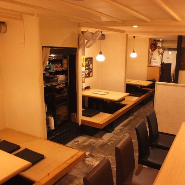[1st floor] * Non-smoking seats.We have table seats for digging Tatsuno.Inside of calm atmosphere.You can relax in the main digging seat.