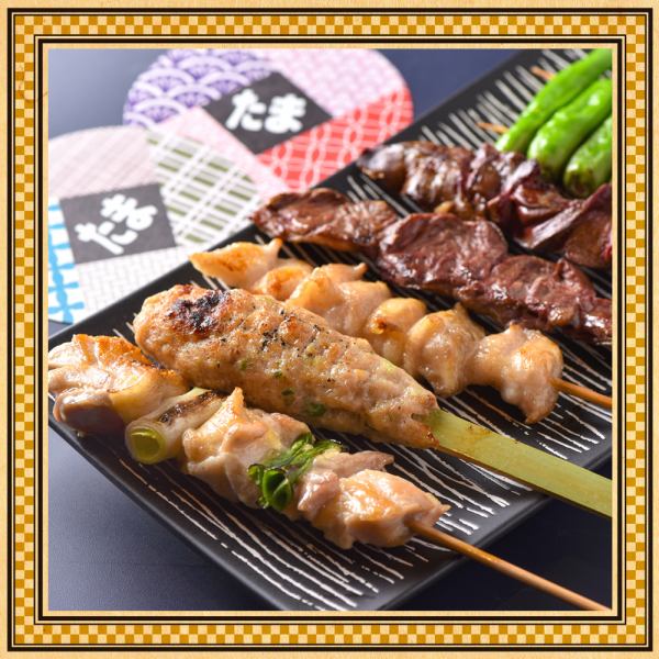 1 minute from Sapporo Station! Over 20 types of charcoal-grilled and aromatic Robata Yakitori.We use carefully selected Nakasatsunai Inakadori.