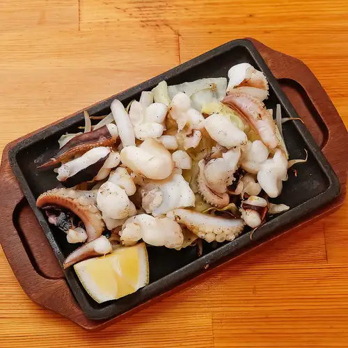 紋甲げそ塩焼き