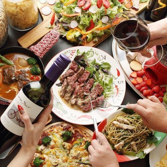 湘南藤沢の隠れ家ダイニング★お洒落な店内でディナー,姫会,女子会,歓送迎会,貸切★