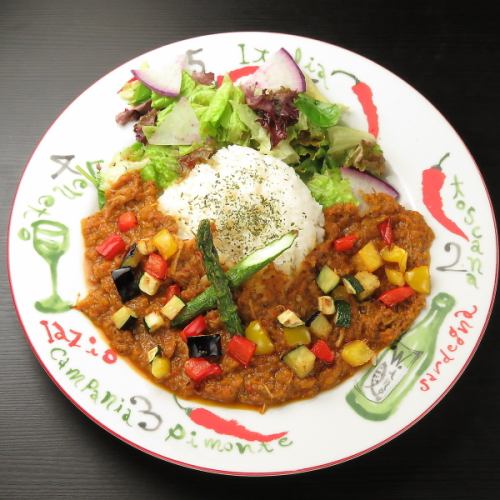 彩り野菜のカレー