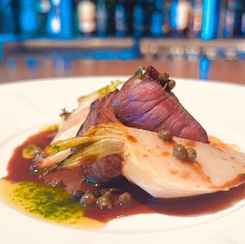 【山椒が香る】黒毛和牛のロースト 澤井醤油のジュ・ド・ブッフ