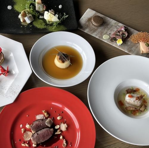 旬を楽しめるコース料理◎