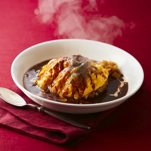 ふわふわ帽子のオムライス